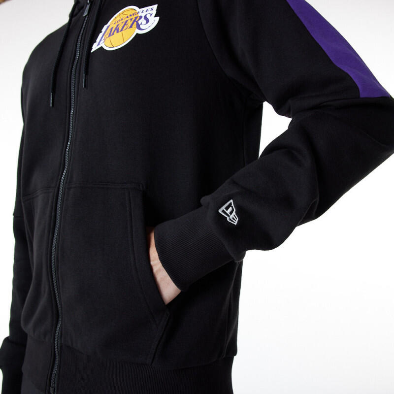 Sudadera con capucha Los Angeles Lakers FZ Panel 2/3
