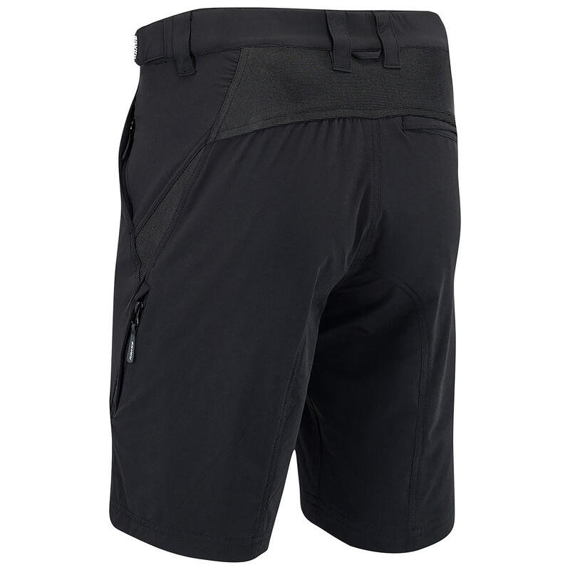 Hombres pantalones cortos de bicicleta mtb silvini elvo mp809 negro