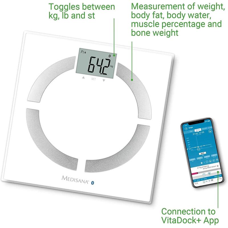 Medisana BS 444 Connect - Lichaamsanalyse weegschaal 