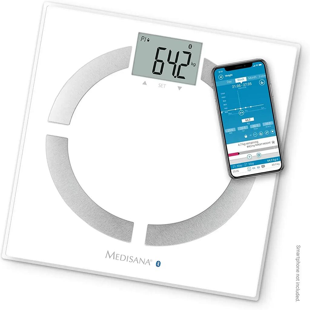 Digital Bathroom Scales 40444 White