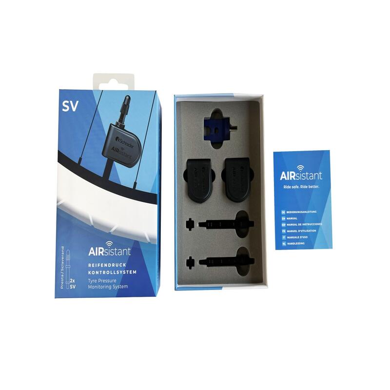 AIRsistant – 2 Sensors – Presta Valve (SV) | Digitale bandendruk meter