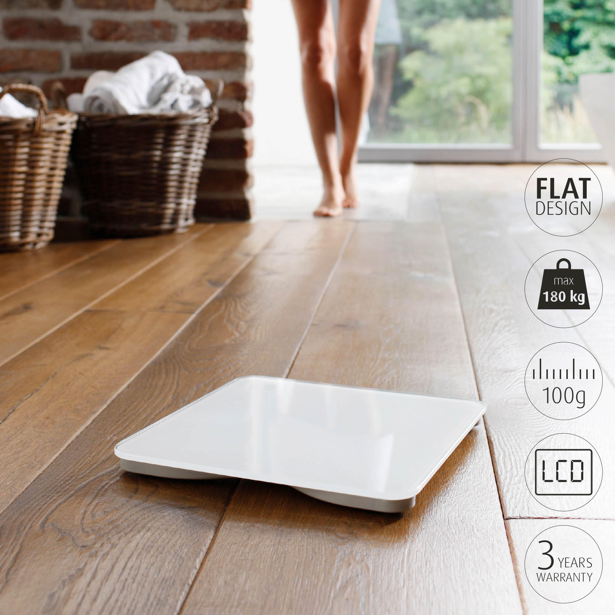 Báscula de baño digital MEDISANA PS 435|Hasta 180 kg -Pantalla LED invisible 4/7