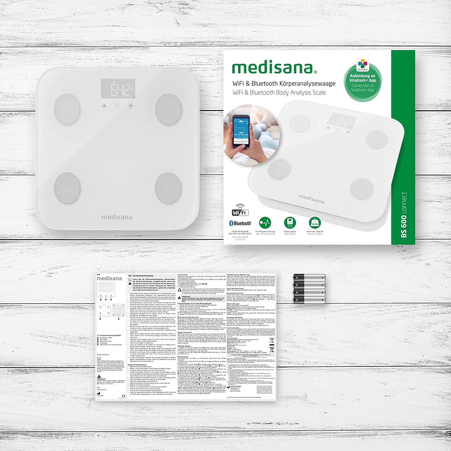 medisana BS 600 connect WIFI with App Balance d'analyse corporelle 7/7
