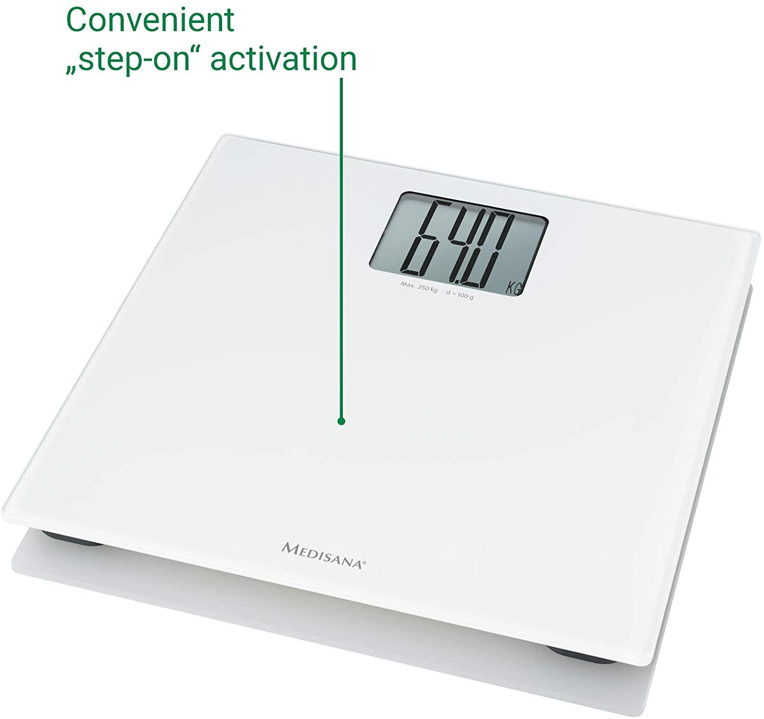 Balance Numérique de Salle de Bain XL 470 Verre trempé 6/7