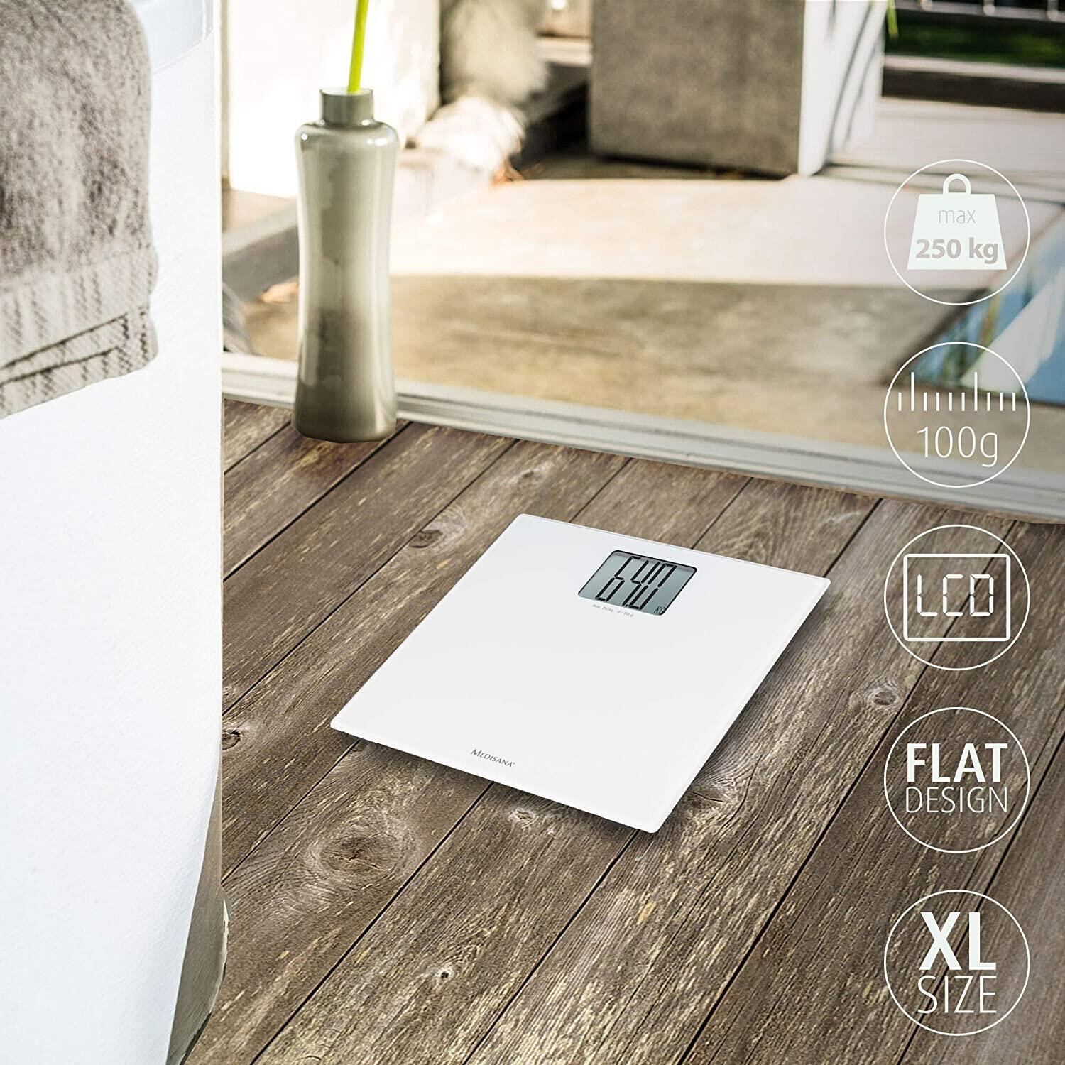Balance Numérique de Salle de Bain XL 470 Verre trempé 4/7