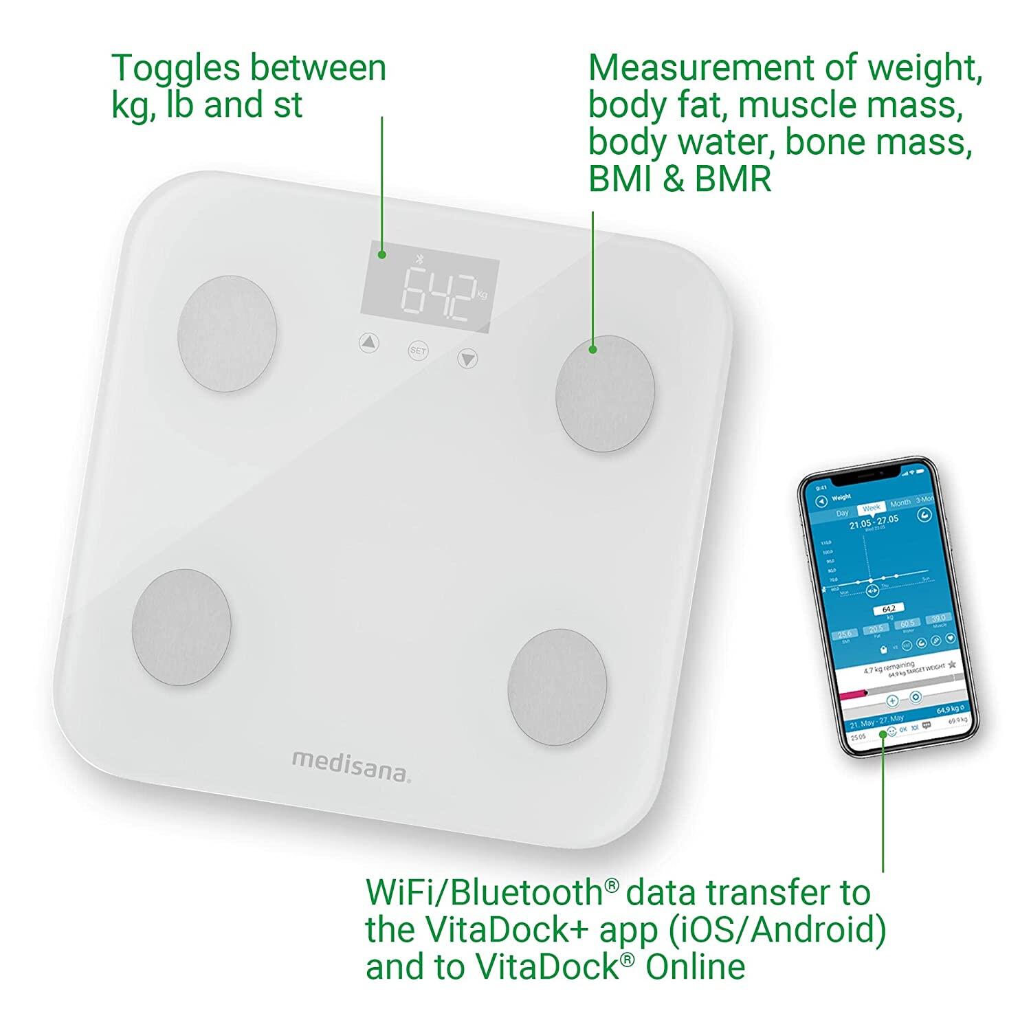 medisana BS 600 connect WIFI with App Balance d'analyse corporelle 6/7
