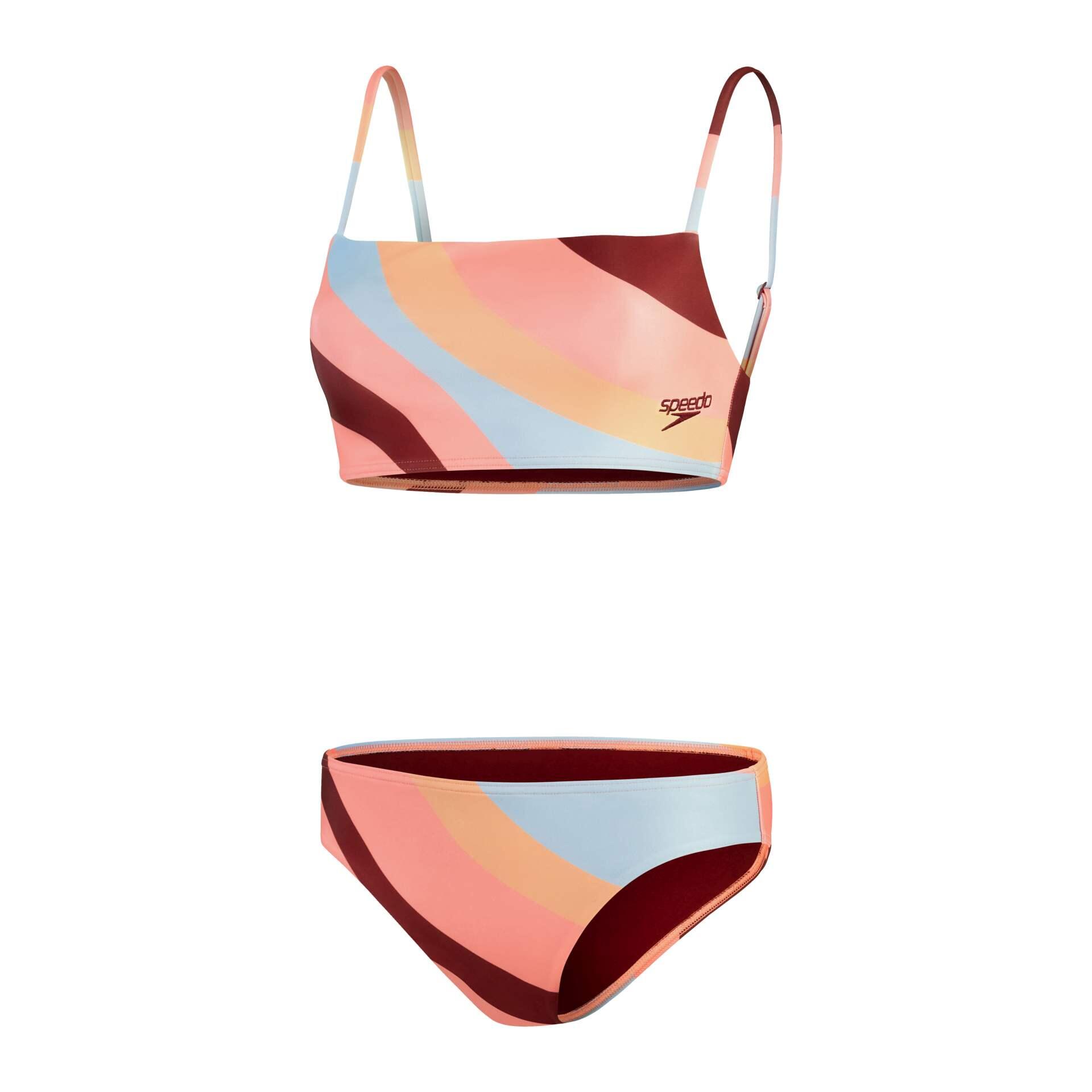 SPEEDO Womens Printed Adjustable Thinstrap Bikini