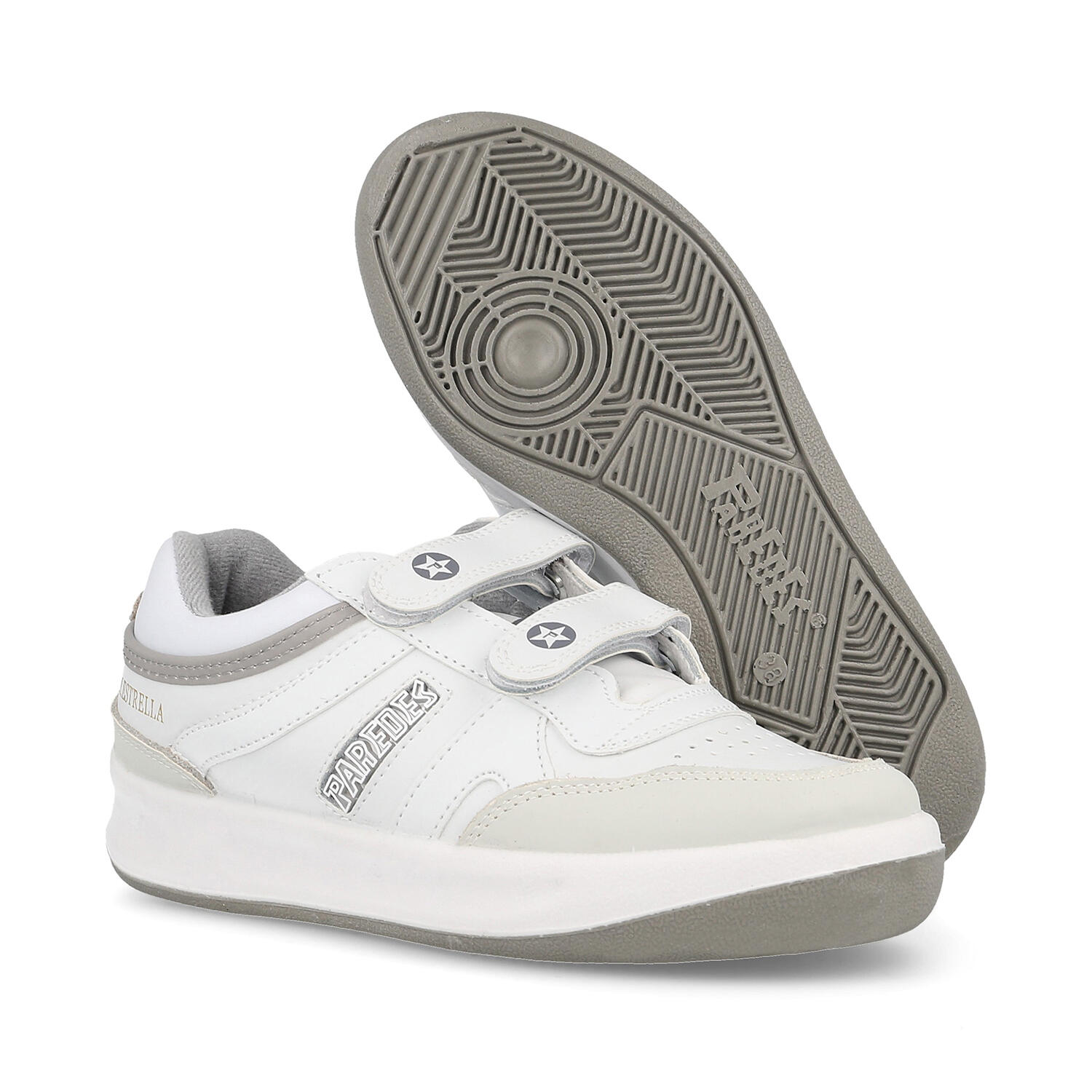 Chaussure de randonnée Baskets Homme Paredes ESTRELLA VELCRO Blan 5/5