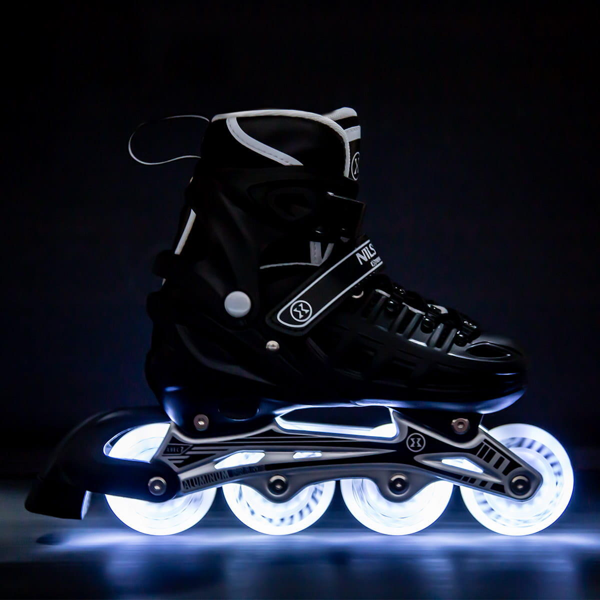 Patins à Roulettes avec Patin de Hockey Interchangeable LED Nils Extreme NH10905 2/7