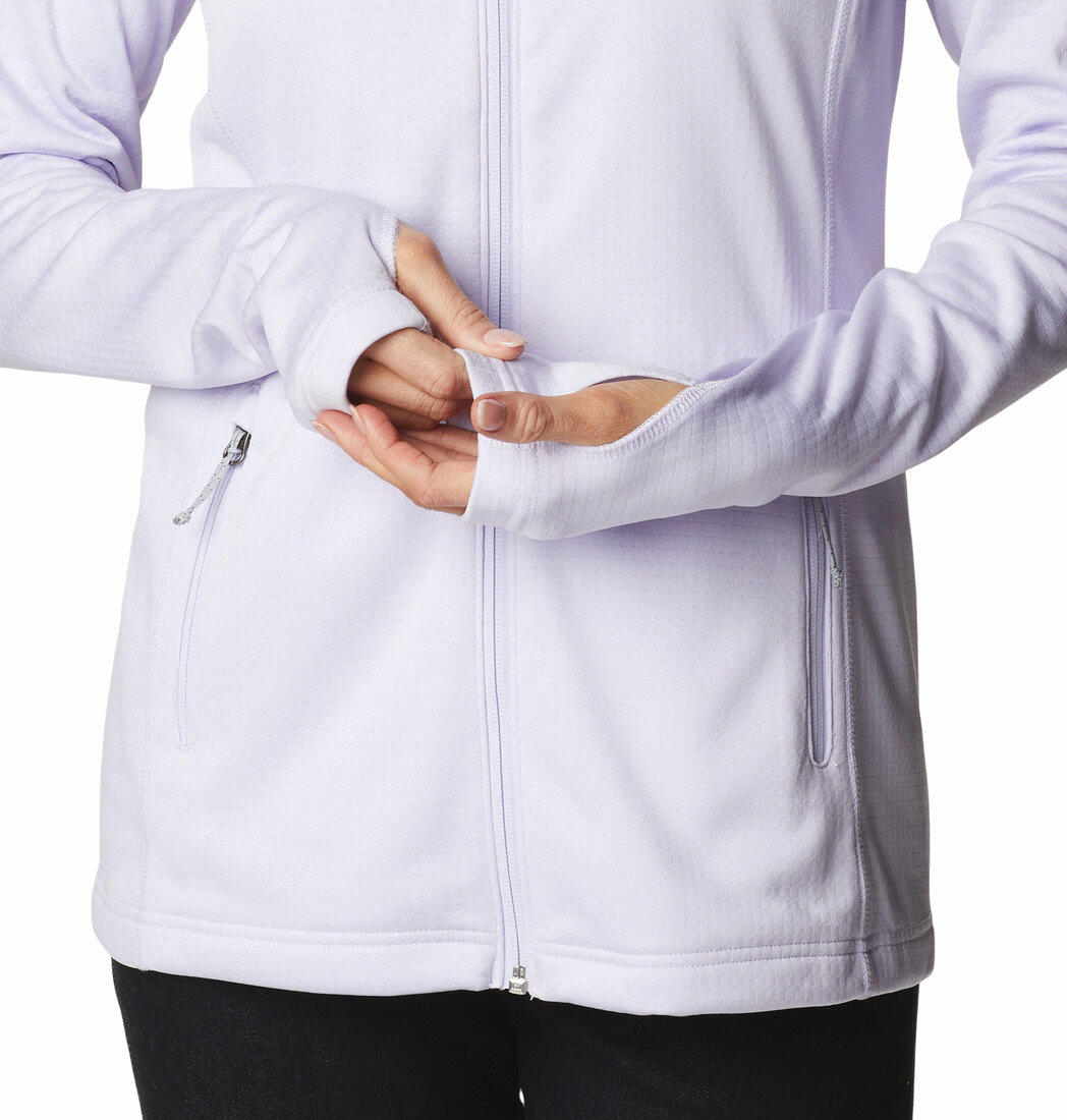 Pull de trekking Columbia Park View Grid Fleece pour femmes 4/5