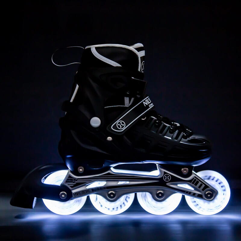 Patins à Roulettes avec Patin de Hockey Interchangeable LED Nils Extreme NH10905