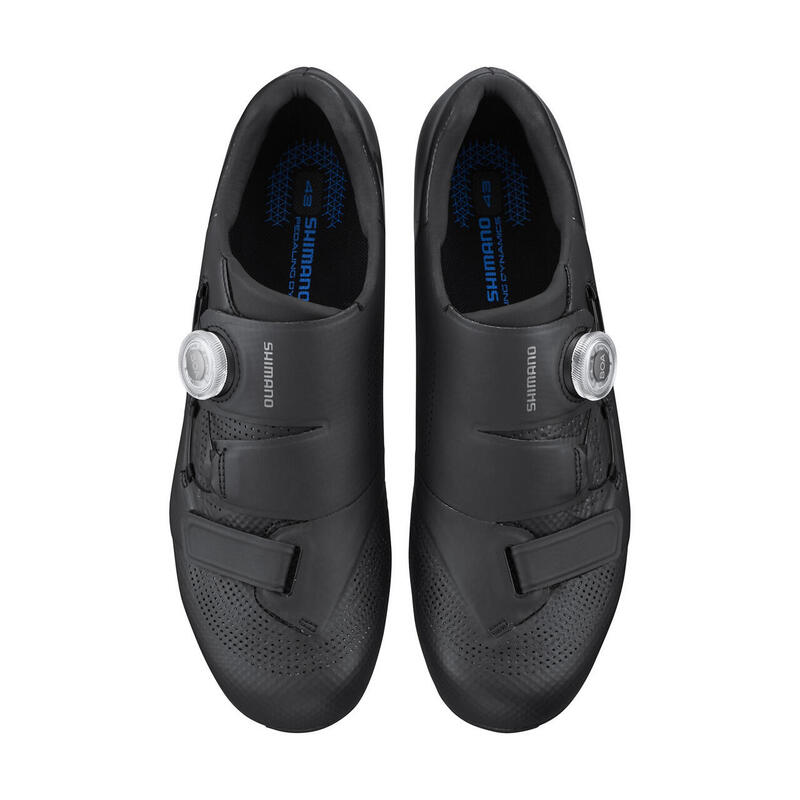 SHIMANO Bicicletta da strada - Scarpe da ciclismo SH-RC502, Nero WIDE