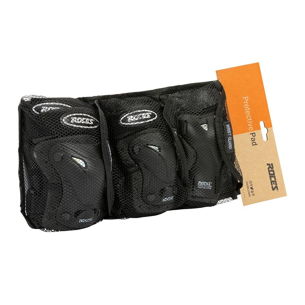 Protezioni Roces - Confezione Da 3 Pezzi | Per Skate, Pattini E Sport All'Aperto