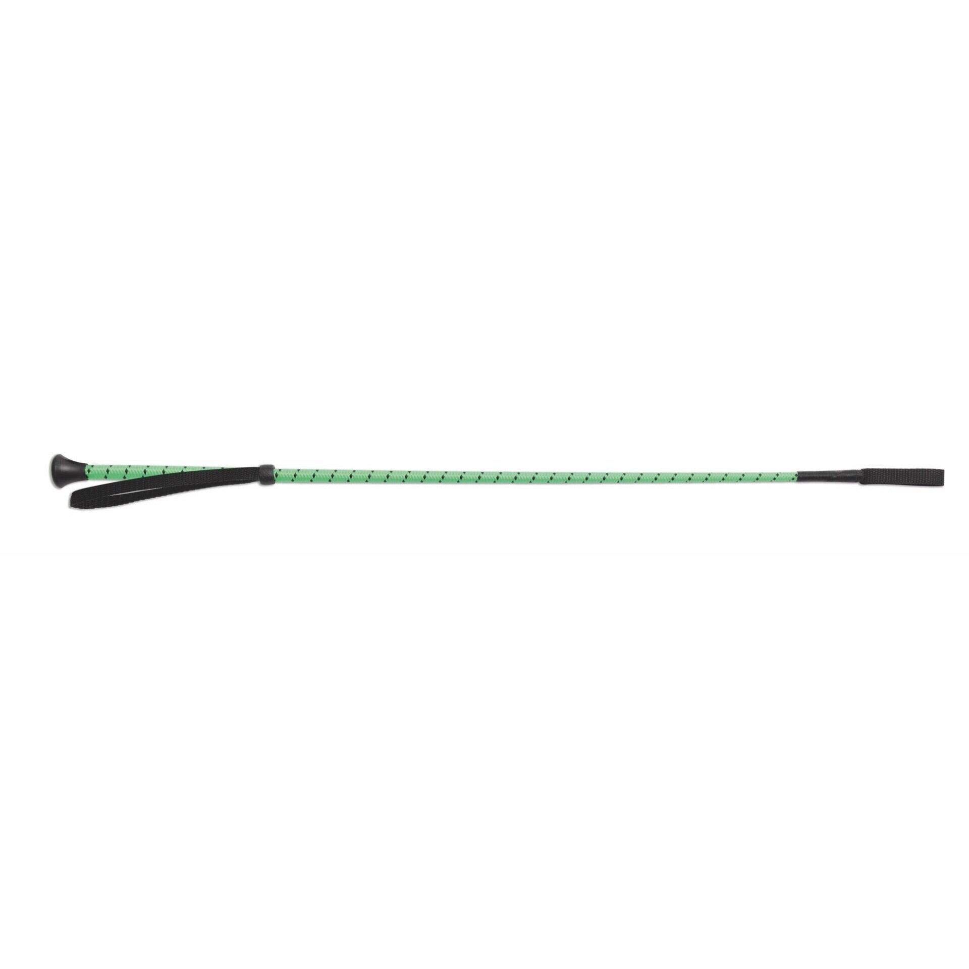 SHIRES Thread Stem Horse Riding Whip (Green)