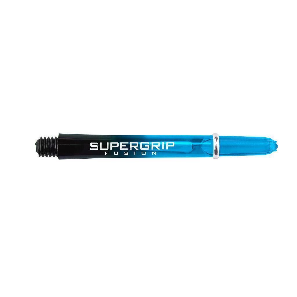 HARROWS Supergrip Fusion Darts Shafts (Black/Aqua Blue)