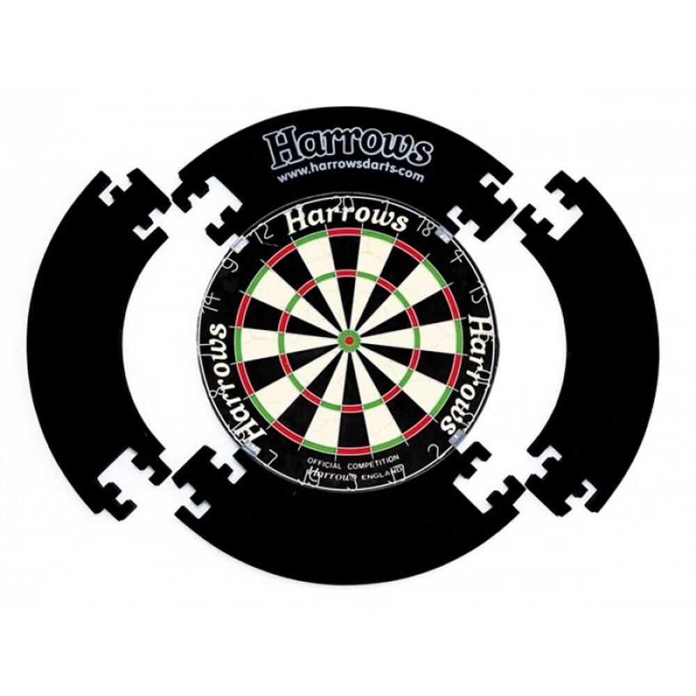 HARROWS Dartboard Surround (Black/White)