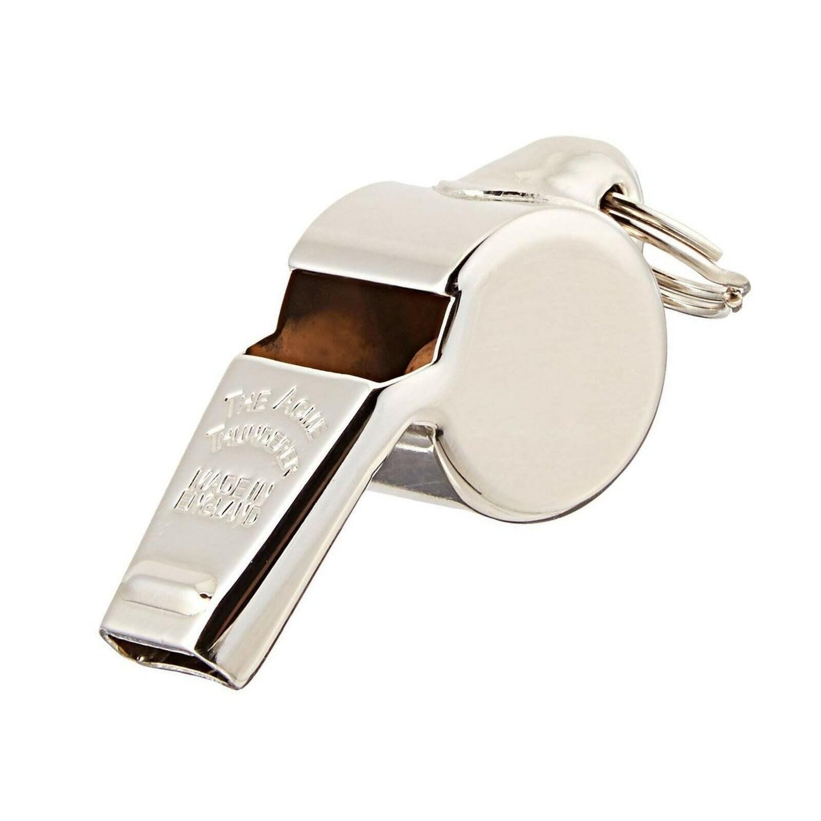 Thunderer 59.5 Metal Sports Whistle (Silver) 1/1