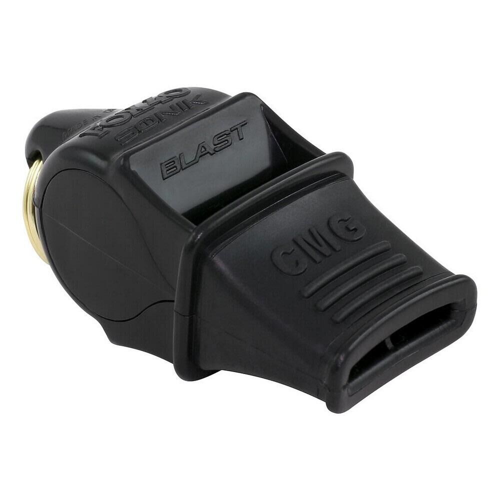 FOX40 Sonik Blast Whistle and Lanyard (Black)