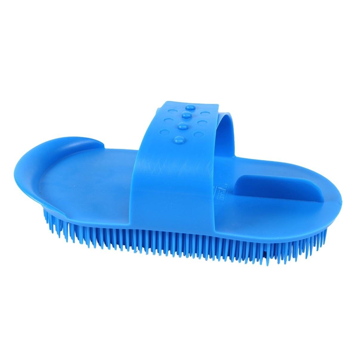 Plastic Horse Curry Comb (Blue) 1/2