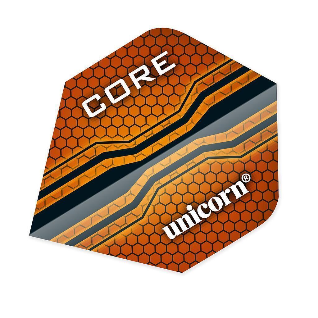 UNICORN Core .75 Plus Dart Flights (Orange)