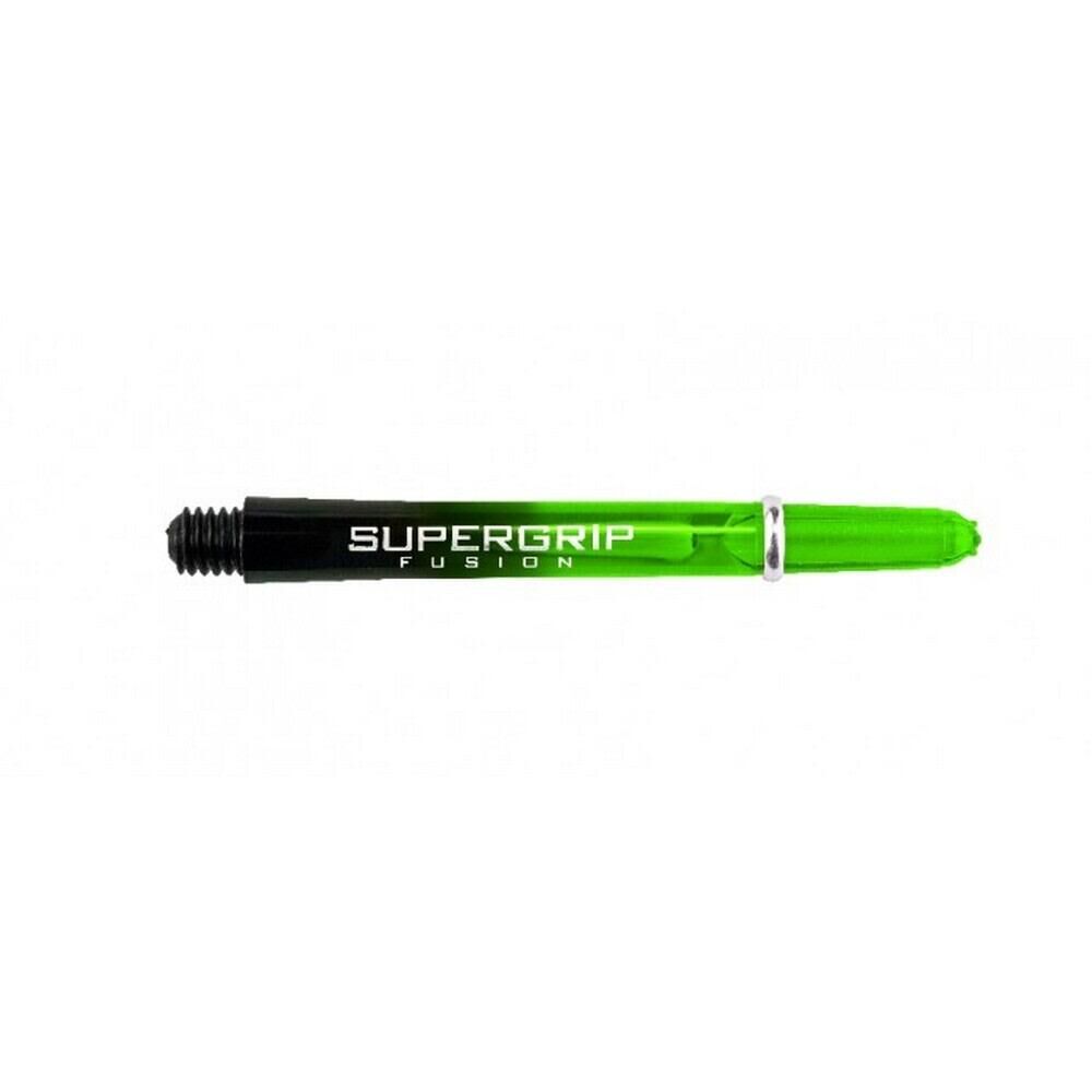 HARROWS Supergrip Fusion Dart Stem (Pack Of 3) (Black/Green)