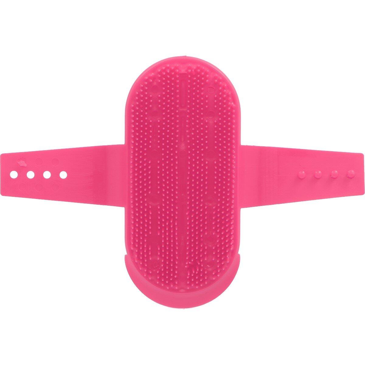 Plastic Horse Curry Comb (Baby Pink) 3/4