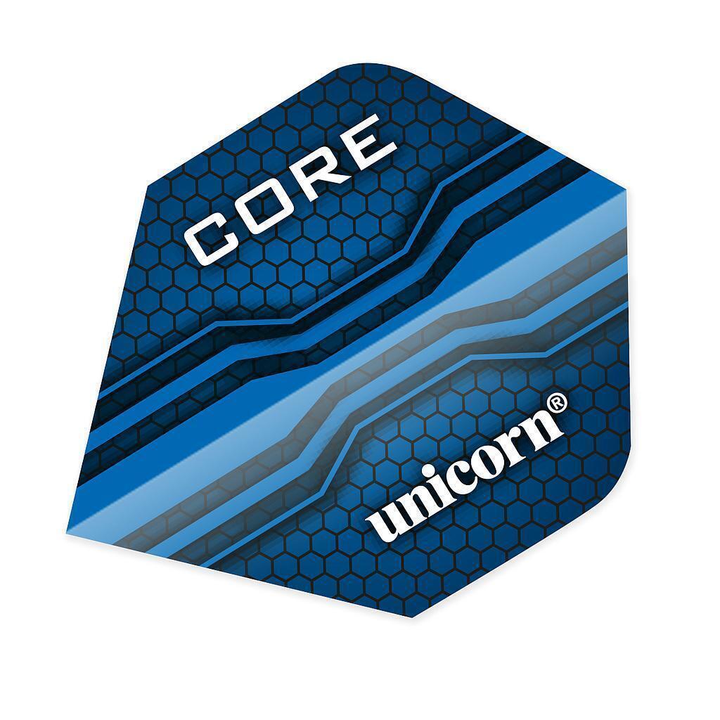 UNICORN Core .75 Plus Dart Flights (Blue)