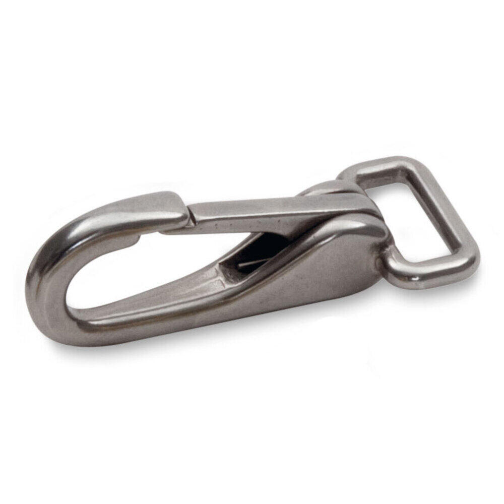 Stainless Steel Horse Bridle Cheek Clip (Single) (Silver) 1/3