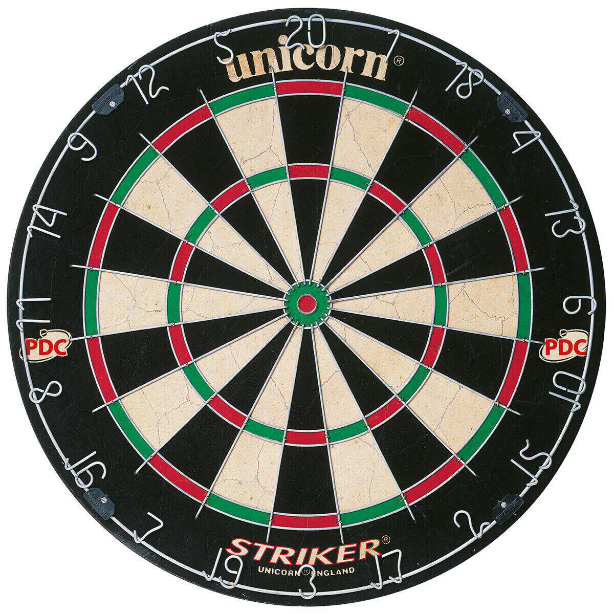 UNICORN Striker Home Dartboard Cabinet Set (Multicoloured)