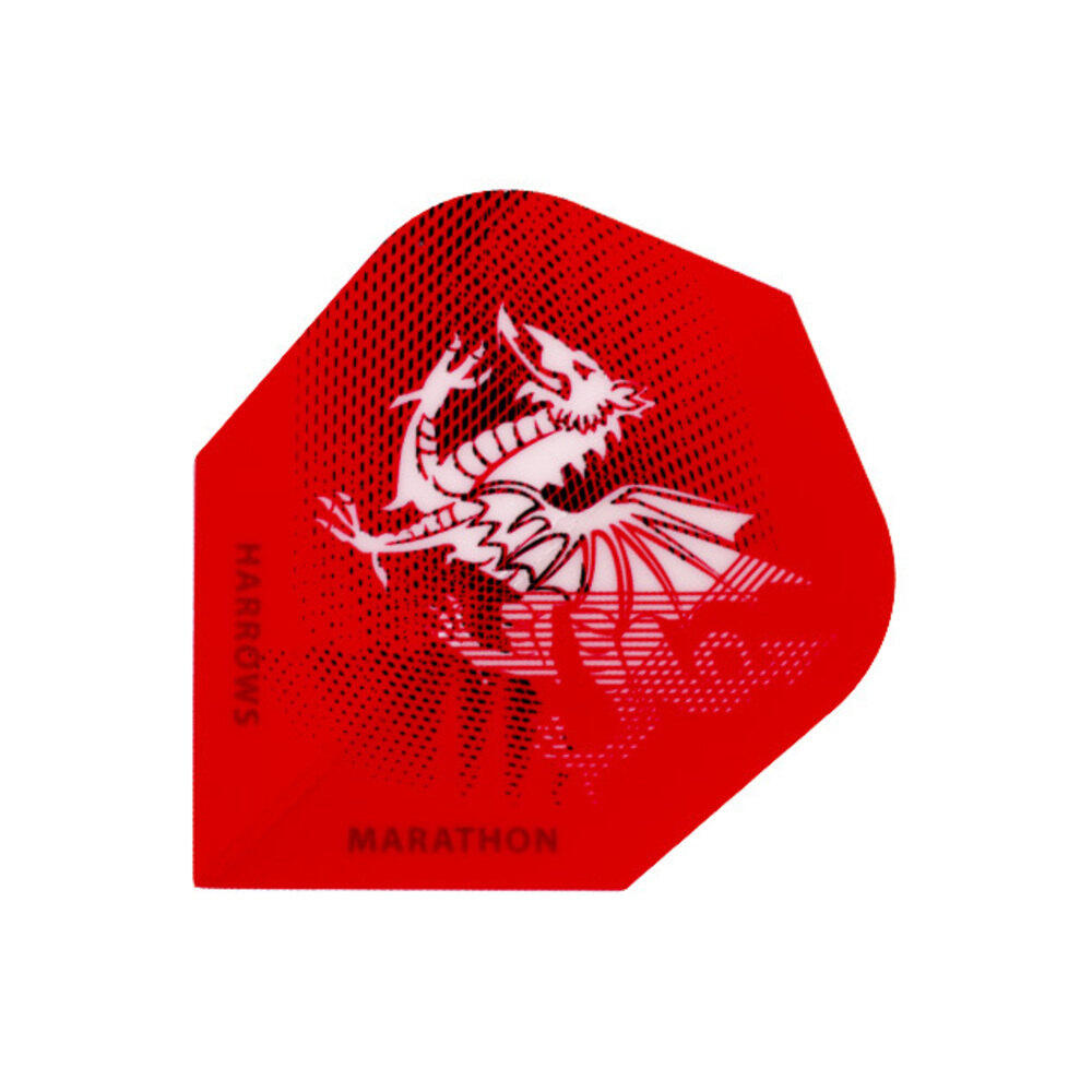 HARROWS 100 Micron Dart Flights Set (Red)
