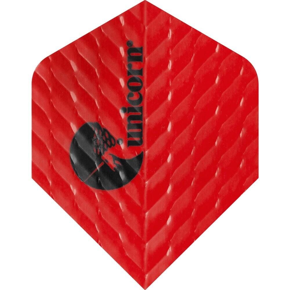 UNICORN Q.100 Plus Dart Flights (Pack of 3) (Red)