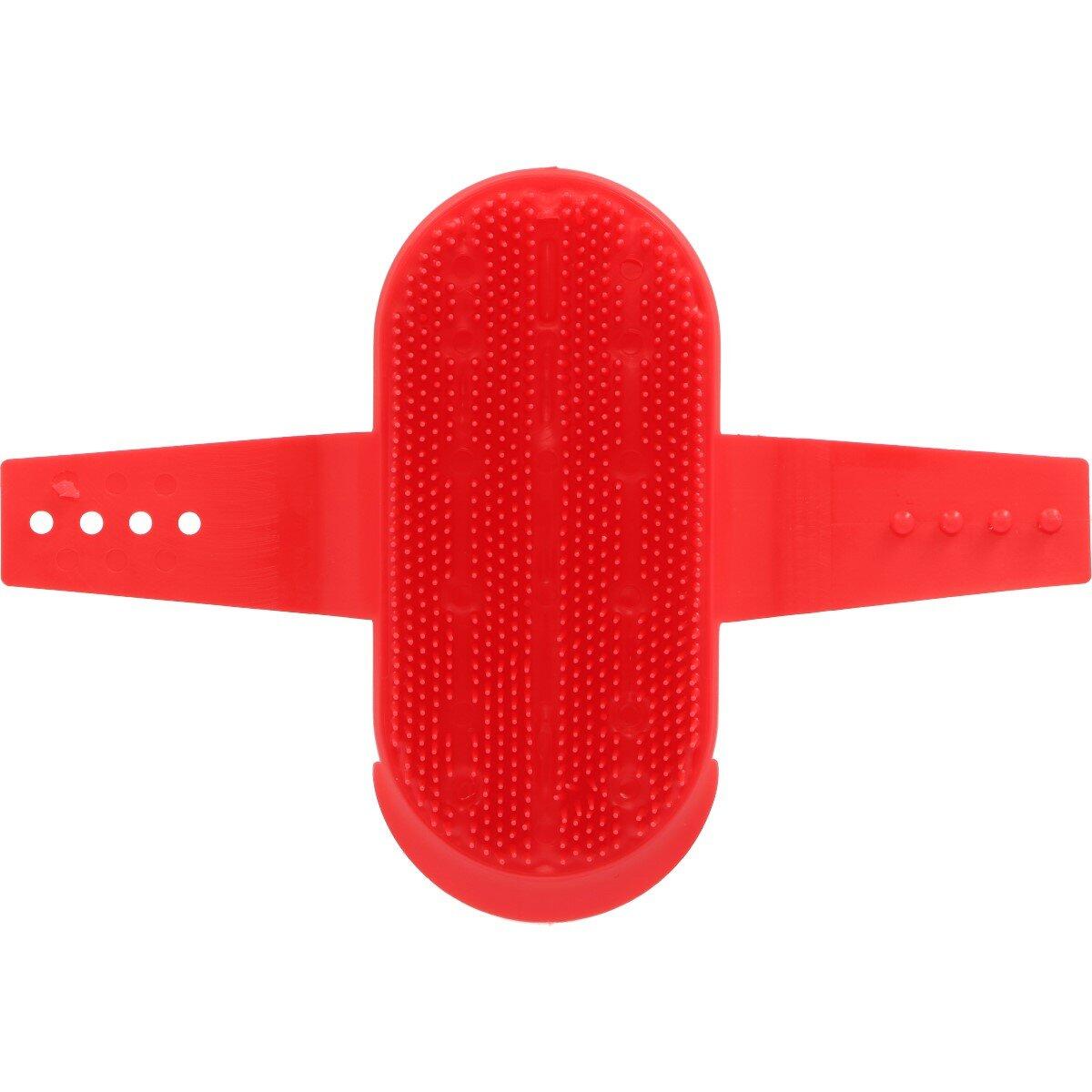 Plastic Horse Curry Comb (Red) 3/4