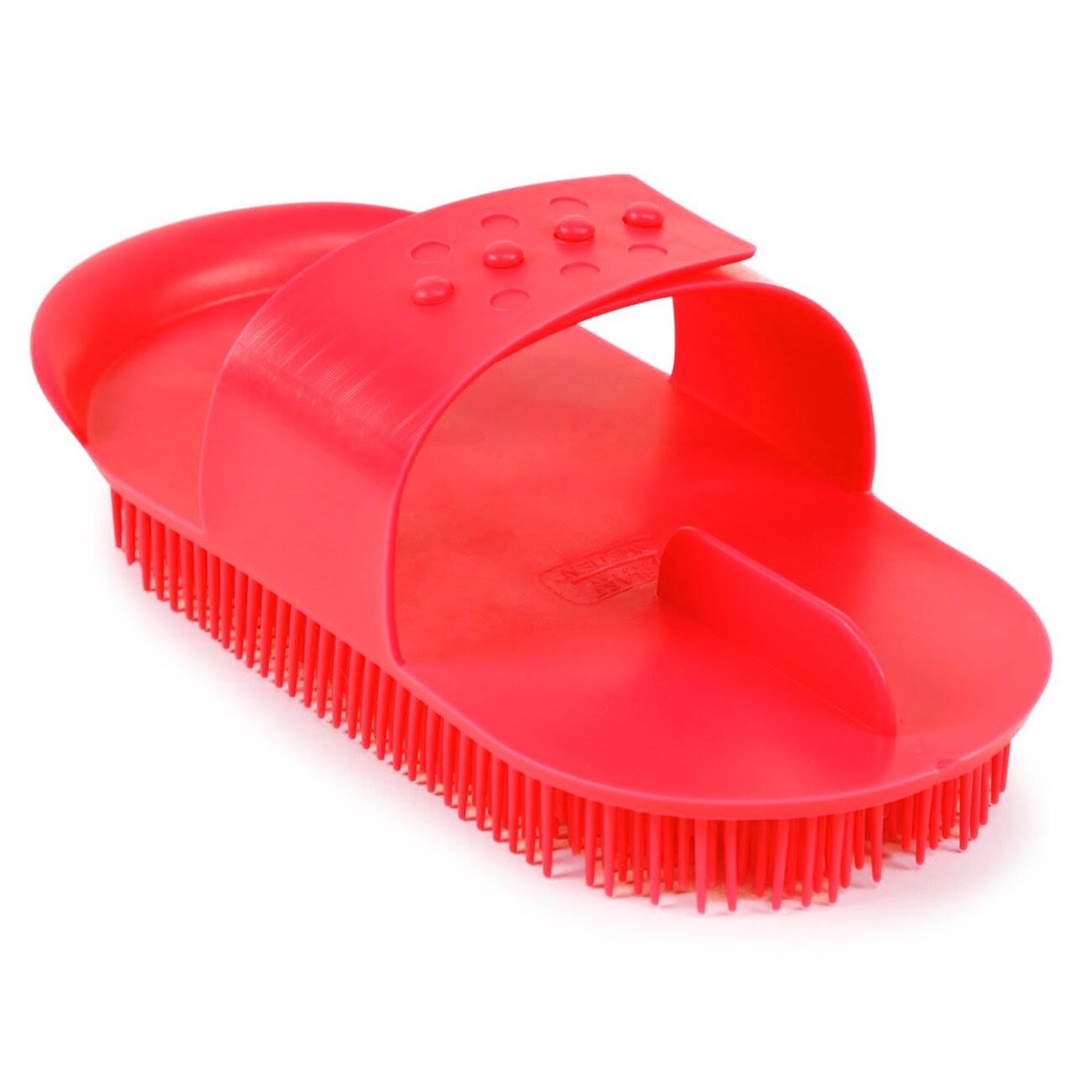 Plastic Horse Curry Comb (Red) 4/4
