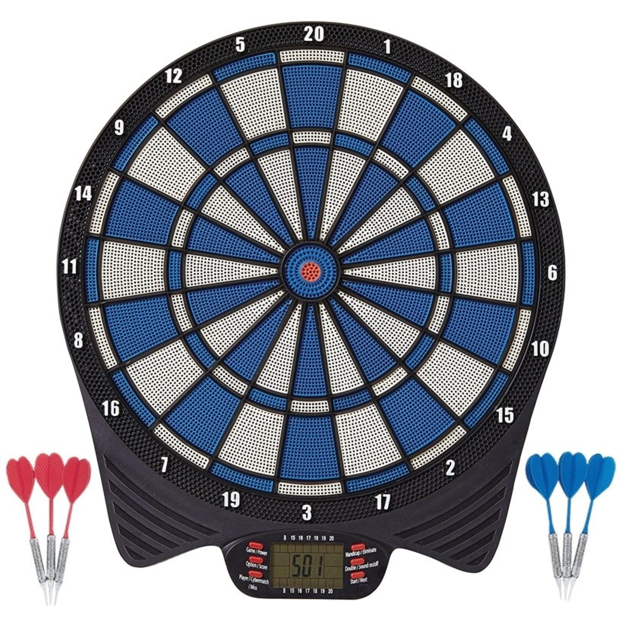 MK 2 Electric Dartboard (Black/Blue/White) 2/3