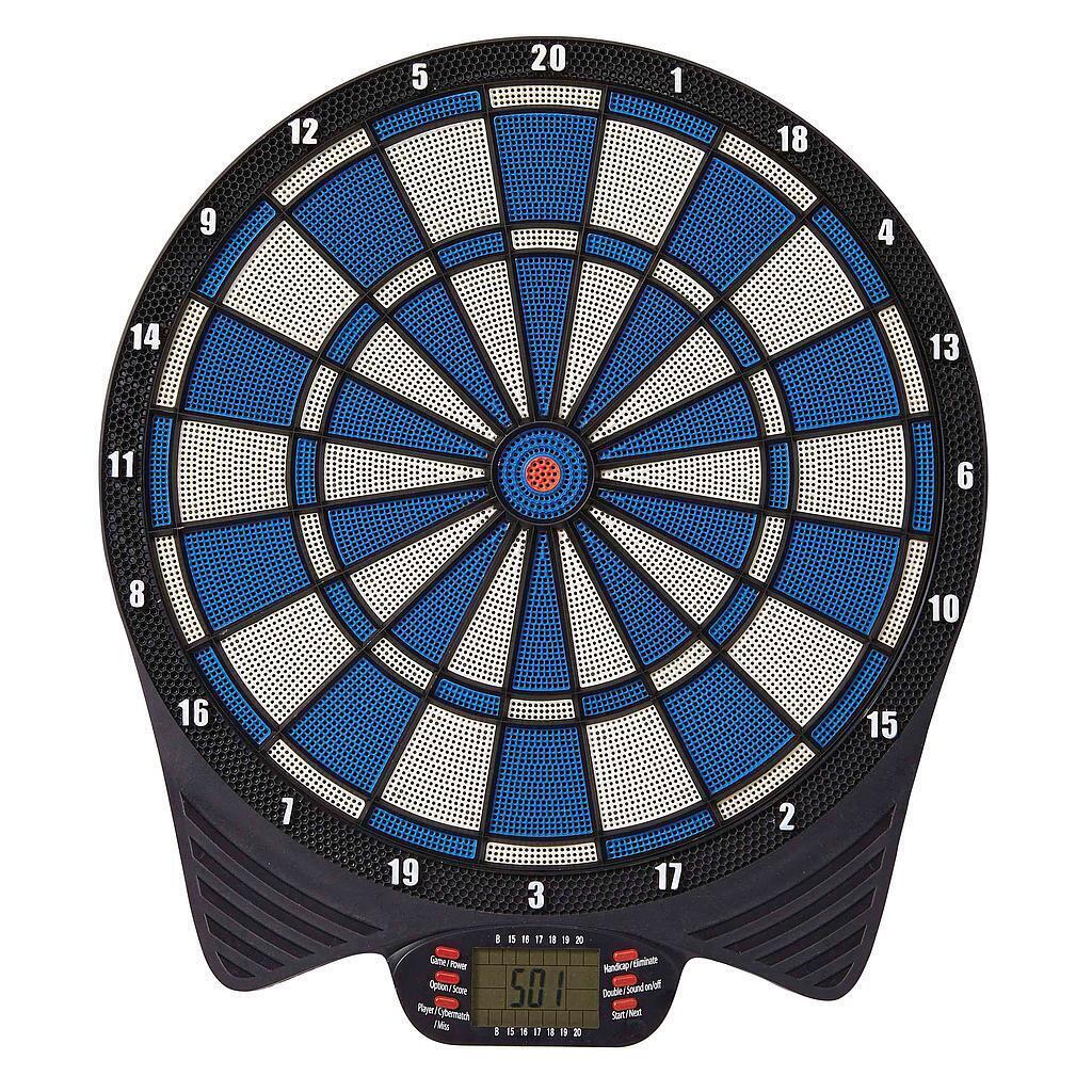 MK 2 Electric Dartboard (Black/Blue/White) 1/3