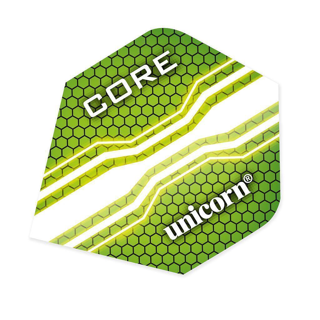 UNICORN Core .75 Plus Dart Flights (Green)