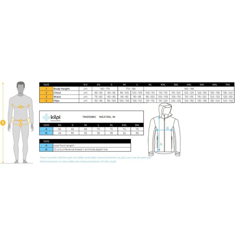Férfi futókabát Kilpi NEATRIL-M