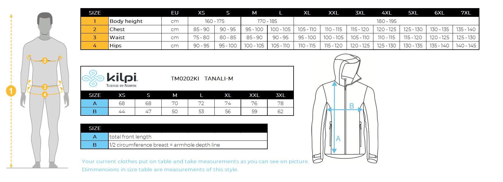 Sweat à capuche de sport pour homme Kilpi TANALI-M 5/5