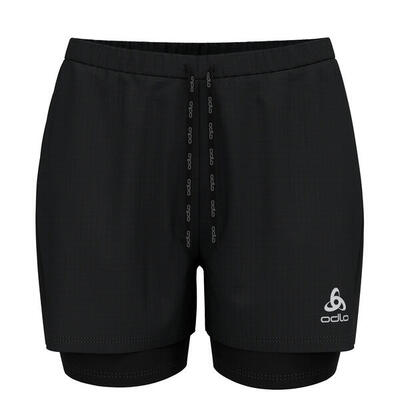 Odlo 2-in-1 loopshort essential sportbroek zwart xxl