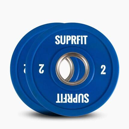 Suprfit Mini Bumper Plates (paire) - 1,25 kg
