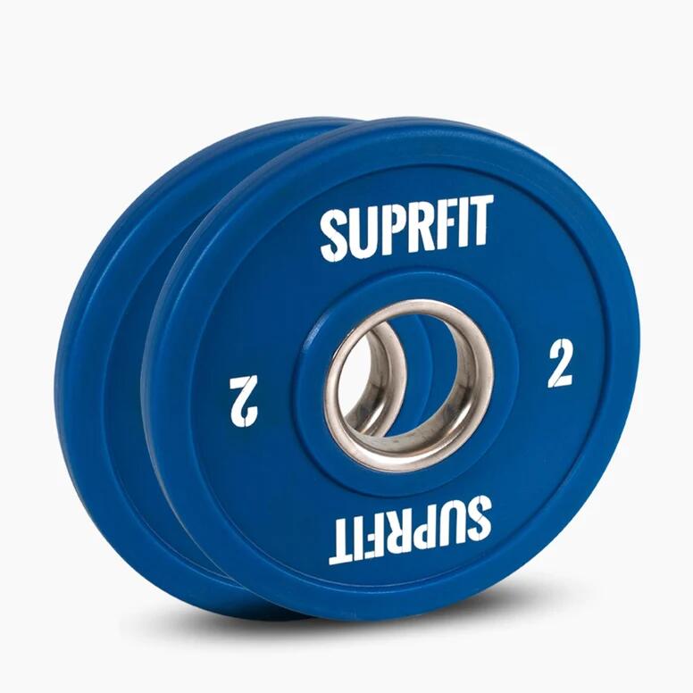 Suprfit Mini Bumper Plates (paire) - 2 kg