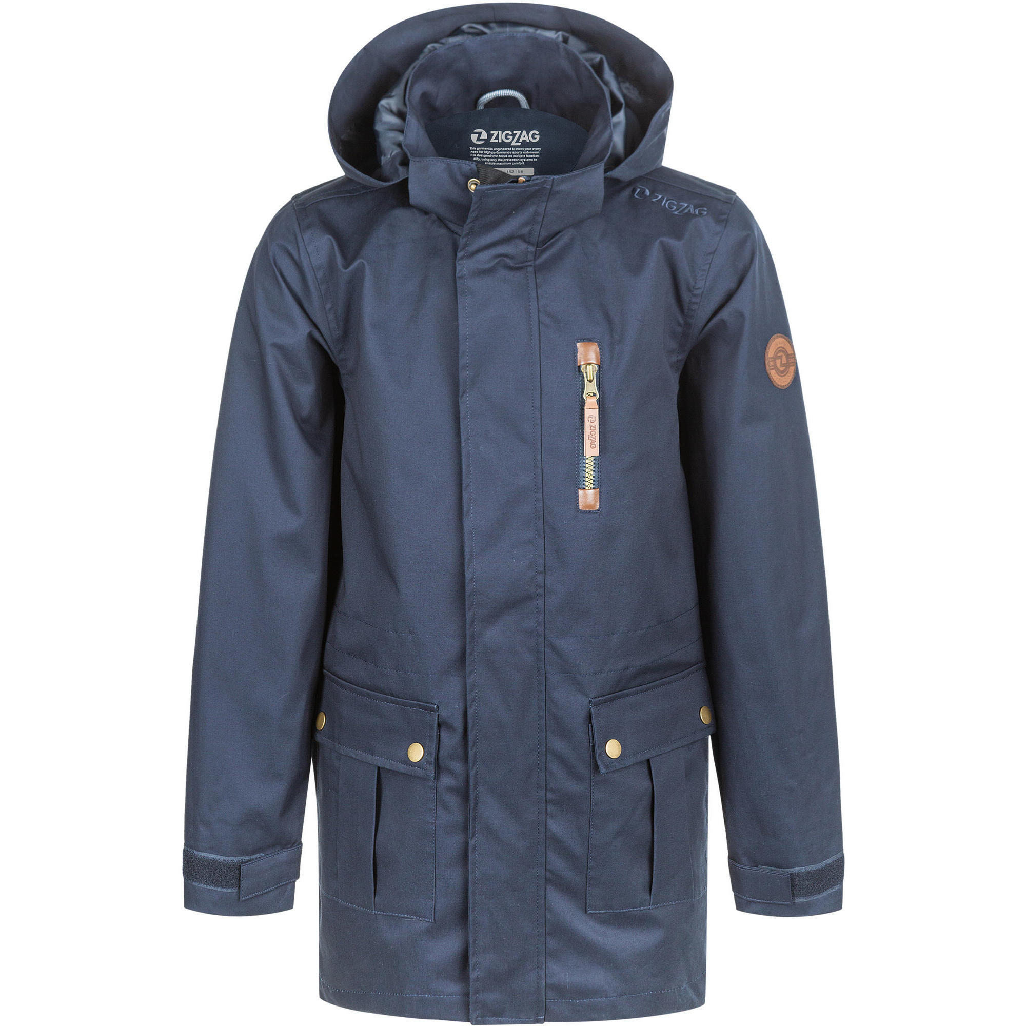 Zigzag - Parka Fisher Cotton Jacket - Parka - Bleu - 8 Ans / 128 Cm - Decathlon