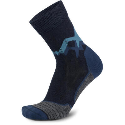 Meindl mt3.5 trekking merino light wandelsokken dames - antraciet / rood 42-44