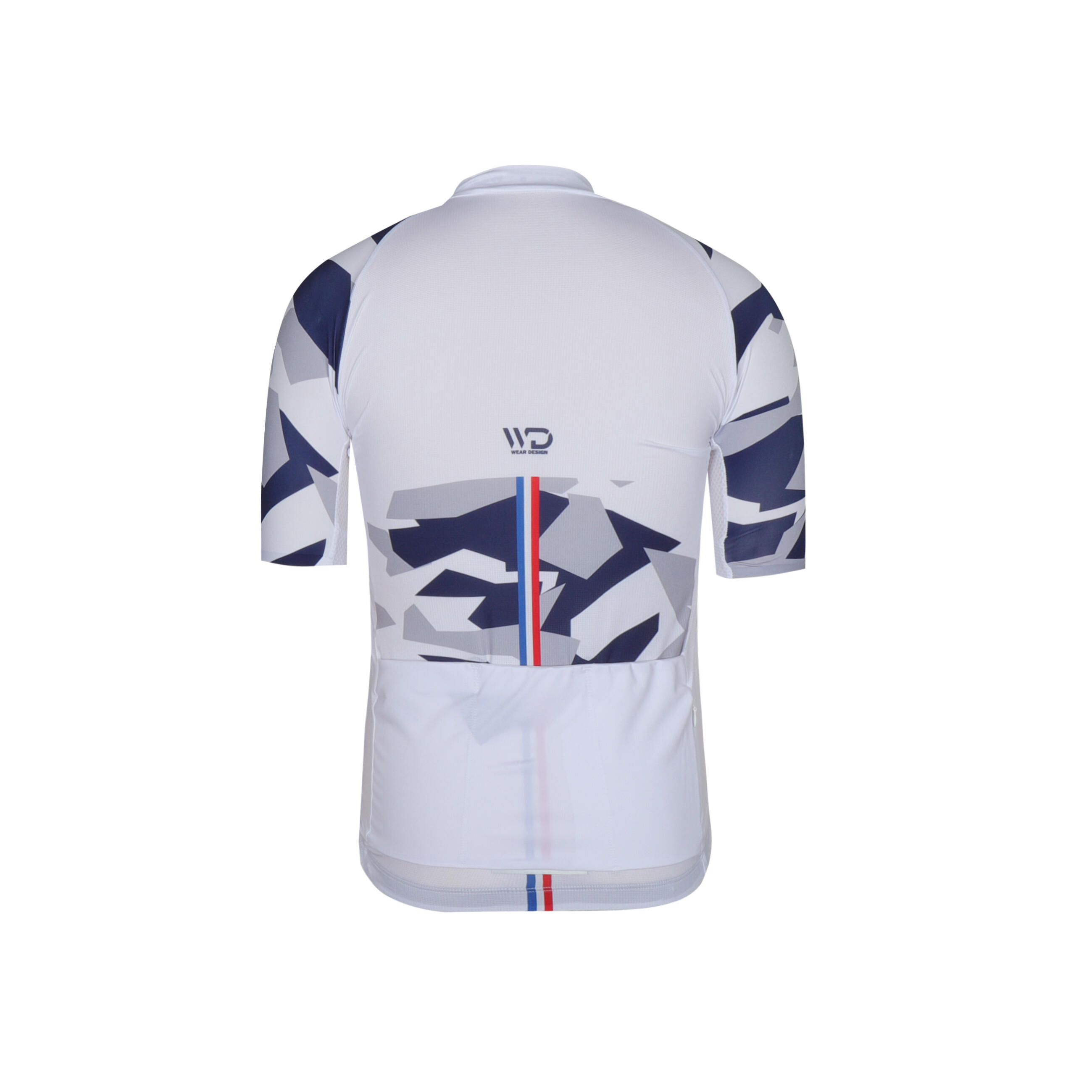 Maglia da ciclismo CAMO Bianco/blu 2/4