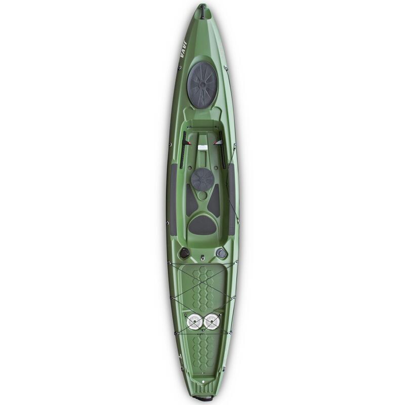 Kayak rigide de randonnée/pêche - Java Fishing vert