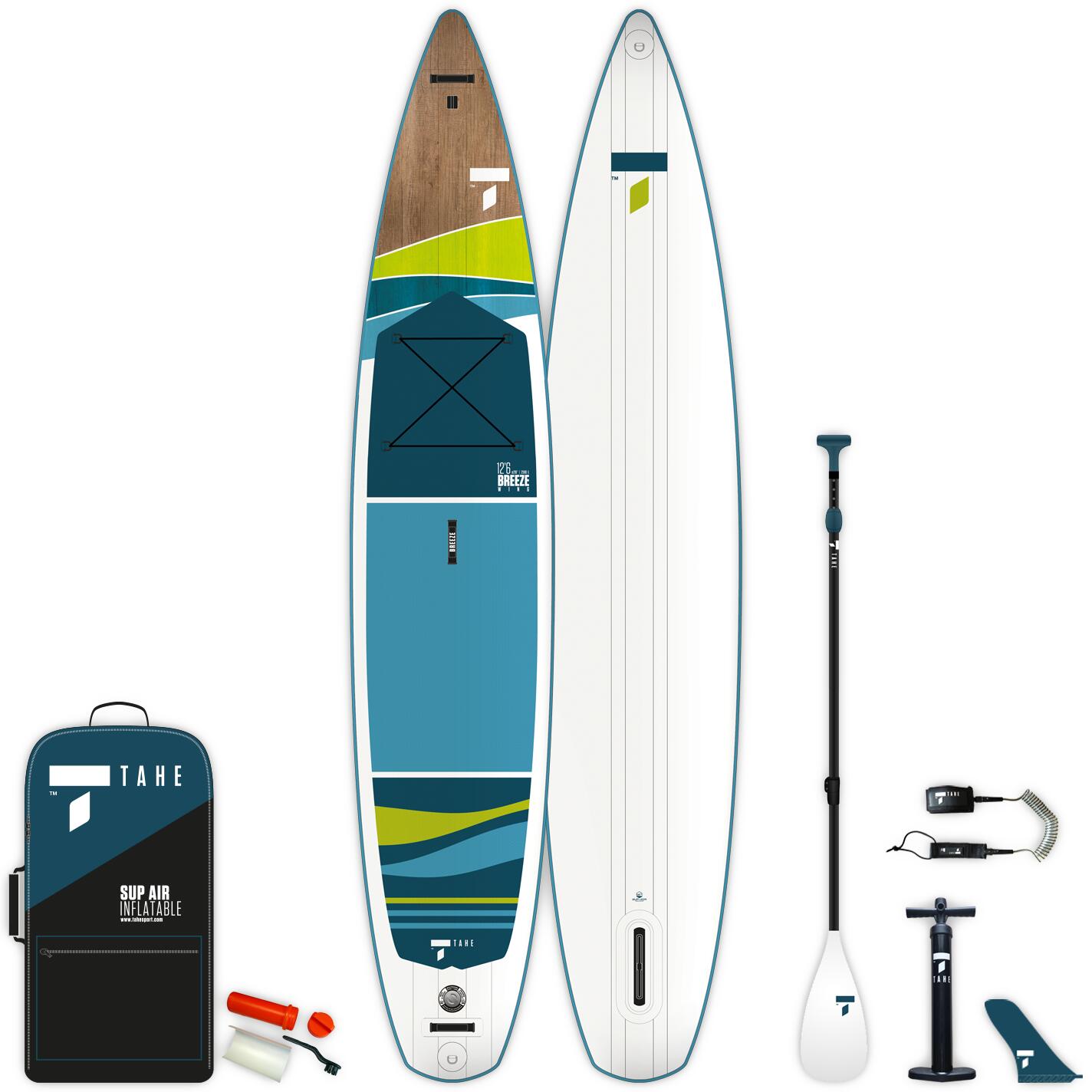Stand Up Paddle gonflable 12'6'' - Breeze Wing Pack 2/7