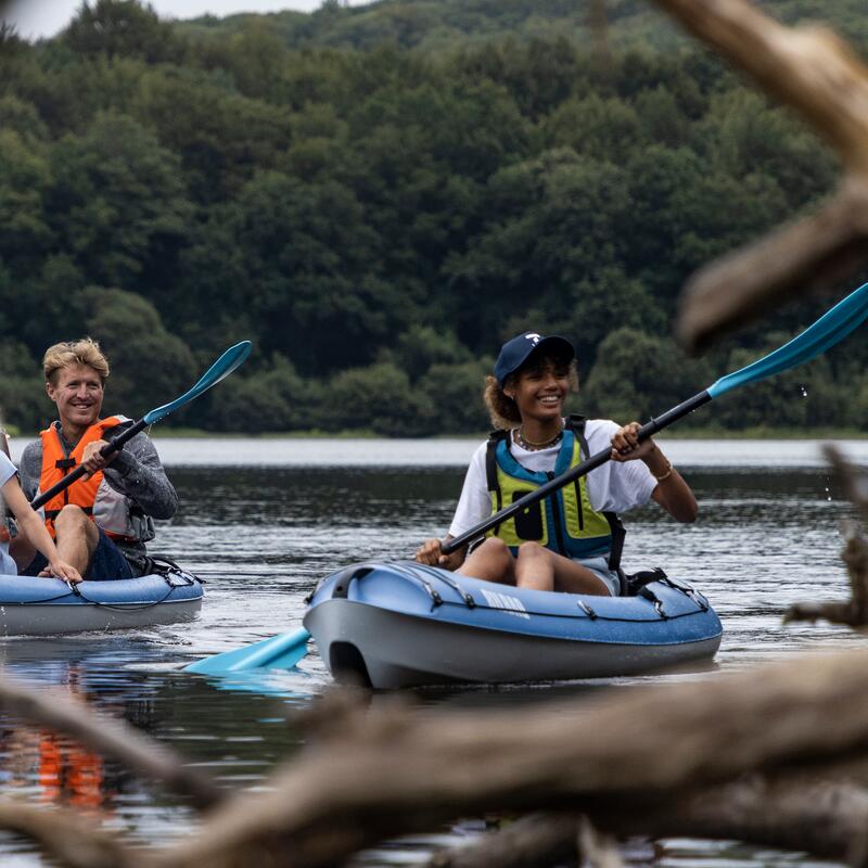 Kayak rigide compact et polyvalent Bilbao bleu TAHE Decathlon