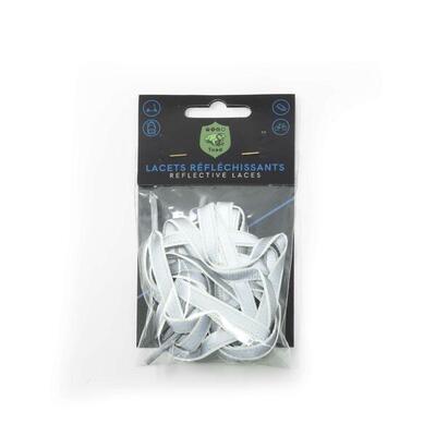 Lacci riflettenti TOAD - Bianchi