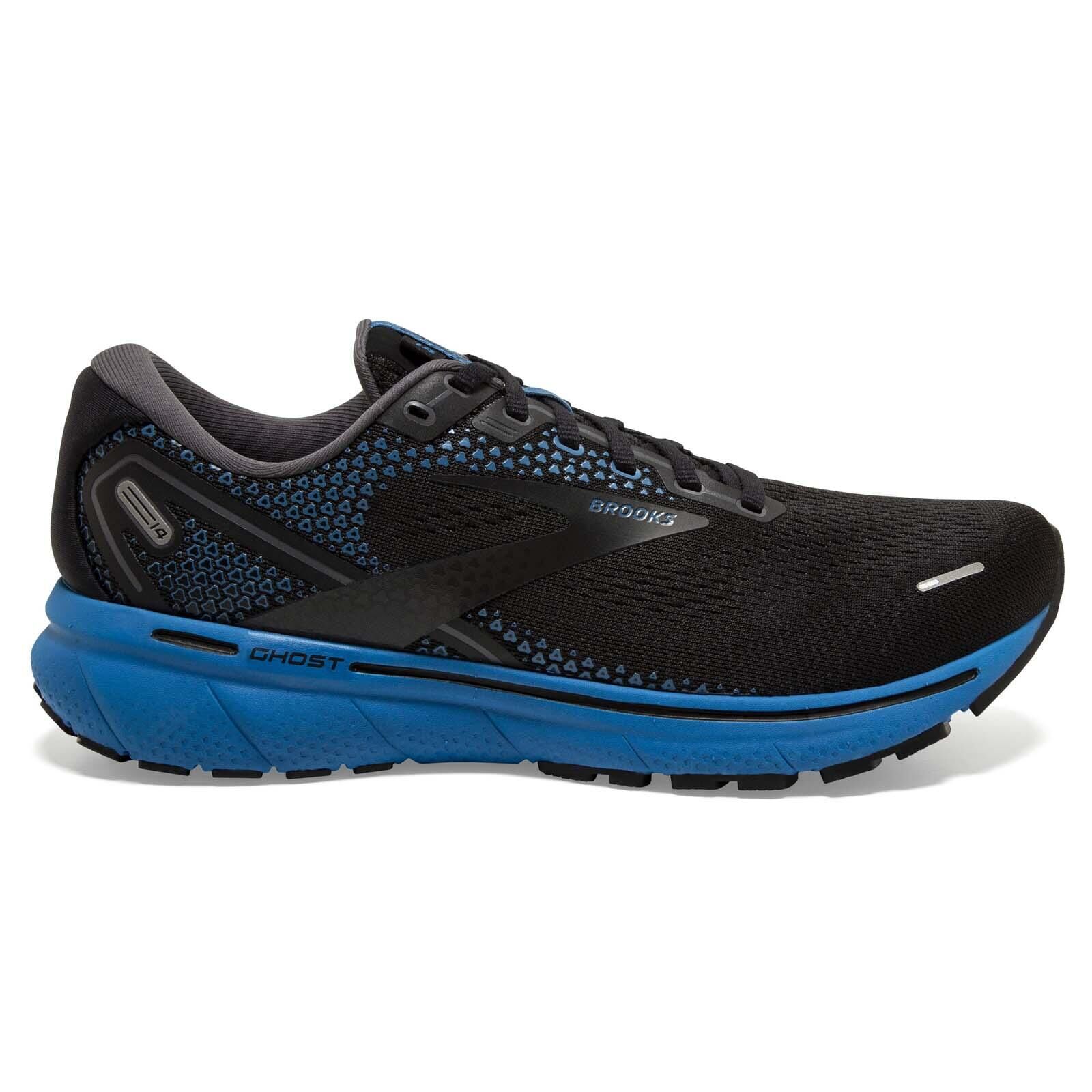 BROOKS Brooks Ghost 14 Mens Running Trainer Black/Blue - UK 11.5