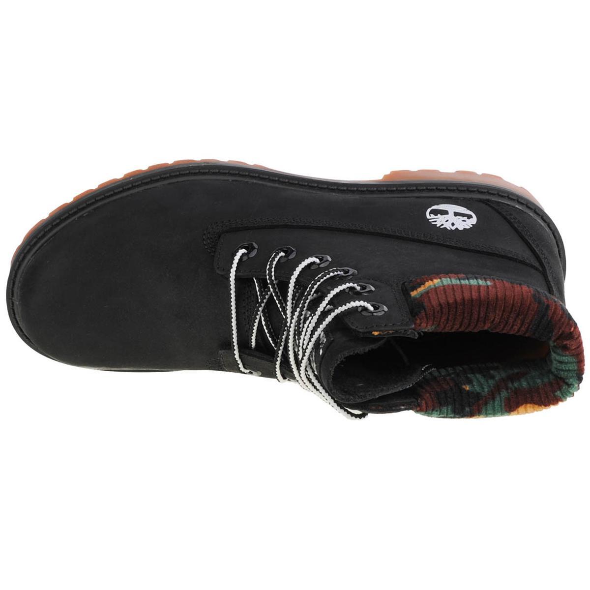Stivali Timberland Heritage 6 W impermeabili neri 3/4